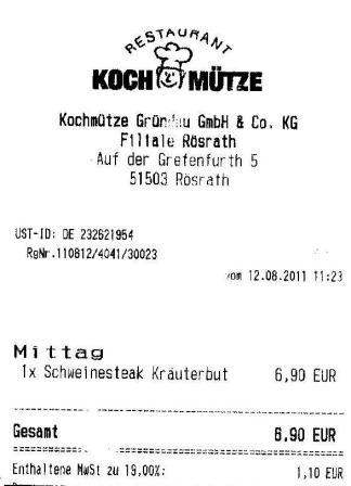 jine Hffner Kochmtze Restaurant